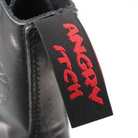 Angry Itch 08-Loch Leder Stiefel White Rub-Off Größe 36 - 48