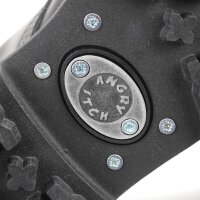 Angry Itch 10-Loch Leder Stiefel Schwarz Größe 36 - 48