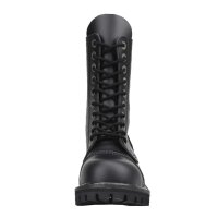 Angry Itch 10-Loch Leder Stiefel Schwarz Größe 36 - 48