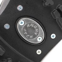 Angry Itch 14-Loch Front-Plate Leder Stiefel Schwarz Größe 36 - 48