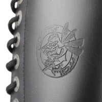 Angry Itch 14-Loch Leder Stiefel Schwarz Größe 36 - 48