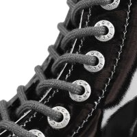 Angry Itch 14-Loch Lackleder Stiefel Schwarz Größe 36 - 48