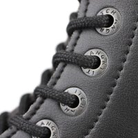 Angry Itch 14-Loch Vegane PU Stiefel Schwarz Größe 36 - 48