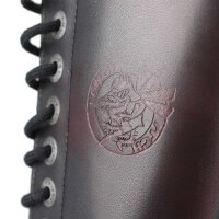 Angry Itch 14-Loch Leder Stiefel Burgundy Rub-Off Größe 36 - 48