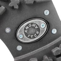 Angry Itch 20-Loch Leder Stiefel Schwarz Größe 36 - 48