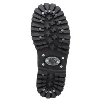 Angry Itch 20-Loch Leder Stiefel Schwarz Größe 36 - 48