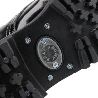 Angry Itch 20-Loch Lackleder Stiefel Schwarz Größe 36 - 48
