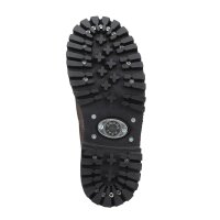 Angry Itch 08-Loch Leder Stiefel Vintage Grau Größe 41