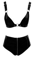 Vinyl Bra Set S