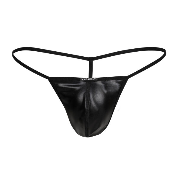 CUT4MEN - Gstring BlackLeatherette S - XL