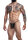 CUT4MEN - Gstring BlackLeatherette S - XL