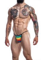 CUT4MEN - Gstring Rainbow S - XL