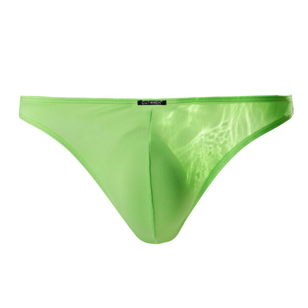 CUT4MEN - Classic Thong NeonGreen S - XL