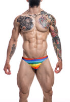 CUT4MEN - Classic Thong Rainbow S - XL