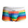 CUT4MEN - Athletic Trunk Rainbow S - XL