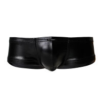 CUT4MEN - Booty Shorts BlackLeatherette S - XL