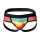 CUT4MEN - Mixed Jockstrap Rainbow S - XL