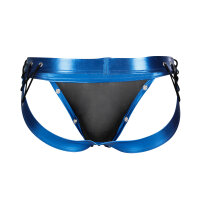 CUT4MEN - Desire Jockstrap BlueLeatherette S - XL