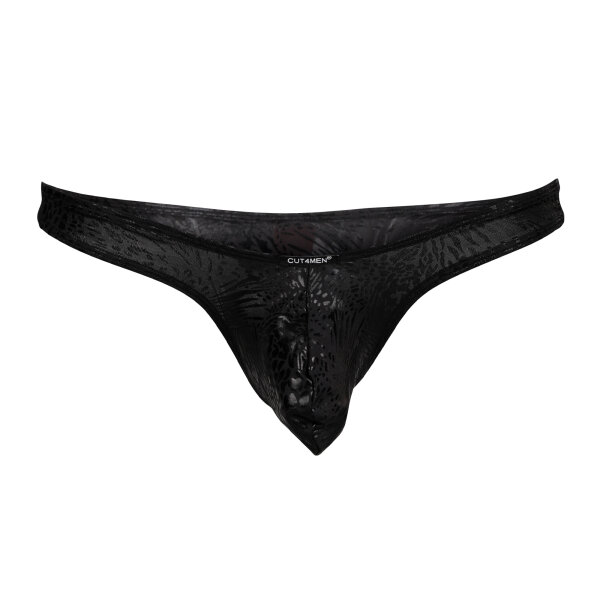 CUT4MEN - Pouch Enhancing Thong TaintedLeopard S - XL