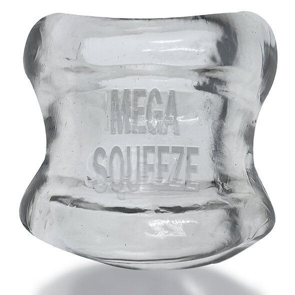 Oxballs Mega Squeeze Ergofit Ballstretcher Clear