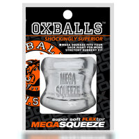 Oxballs Mega Squeeze Ergofit Ballstretcher Clear