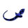 Anal Plug Dog Tail Black/Blue 3,2 cm