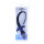 Anal Plug Dog Tail Black/Blue 3,2 cm