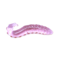 Pink Tentacle Glass Dildo 16 cm