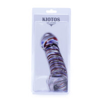 Glass Dildo & Plug Swirl 20,5 cm