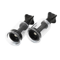 2 Twist Cups Black L - 31 mm
