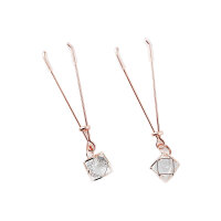 Nipple Clamps Rose Gold Prism