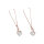 Nipple Clamps Rose Gold Prism