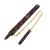Collar Gold/Pink Reptile with Leash