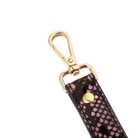 Hand Cuffs Gold/Pink Reptile