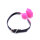Silicone Pink Rose Gag