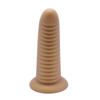 Ribbed Penis XL Shinny Flesh 30 cm