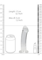 Non Realistic Dildo with Suction Cup - 6,7/ 17 cm