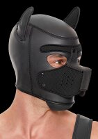 Shots Ouch! neoprene dog mask black