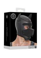 Shots Ouch! neoprene dog mask black