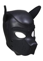 Shots Ouch! neoprene dog mask black