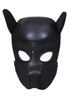 Shots Ouch! neoprene dog mask black