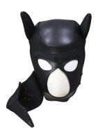 Shots Ouch! neoprene dog mask black