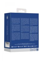 Shots Ouch! neoprene dog mask blue