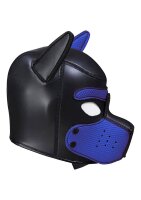 Shots Ouch! neoprene dog mask blue