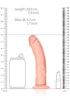 Curved Realistic Dildo with Suction Cup - 7/ 18 cm