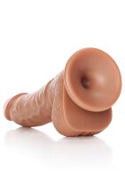 Curved Realistic Dildo  Balls  Suction Cup - 6/ 15,5 cm