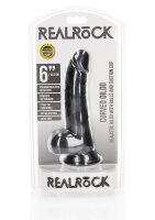 Curved Realistic Dildo  Balls  Suction Cup 6/ 15,5 cm