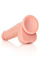 Straight Realistic Dildo  Balls  Suction Cup - 9/ 23 cm