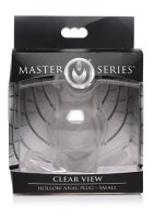 Clear View Hollow Anal Plug - Small - 4 cm