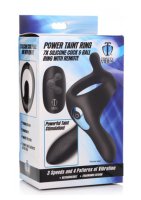 Trinity Vibes Penis-Hodenring mit extra Stimulation schwarz